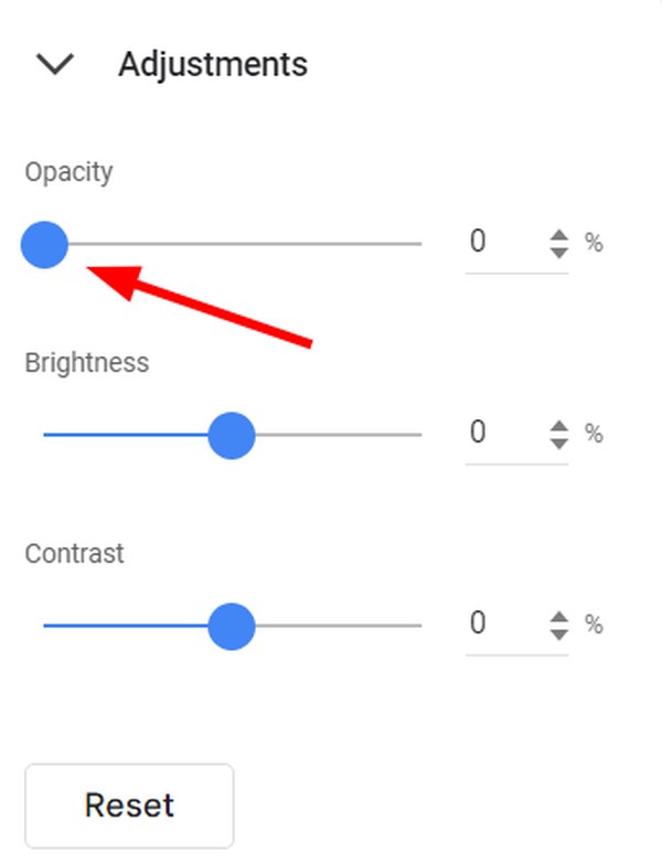 how to make the background of a picture transparent on Google Slides