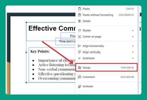 How to Group Text Boxes in Google Slides (Easiest Way in 2024)