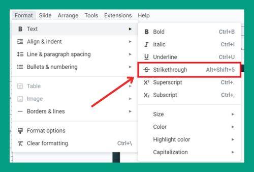 Strikethrough Text in Google Slides (Easiest Way in 2024)
