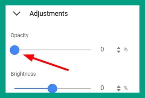 Make the Background of a Picture Transparent in Google Slides