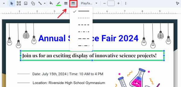 how to put a border around a text box in google slides