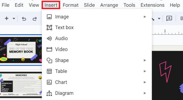 how to put audio on Google Slides