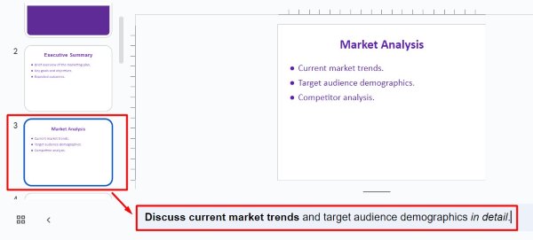 how do you add speaker notes to Google Slides