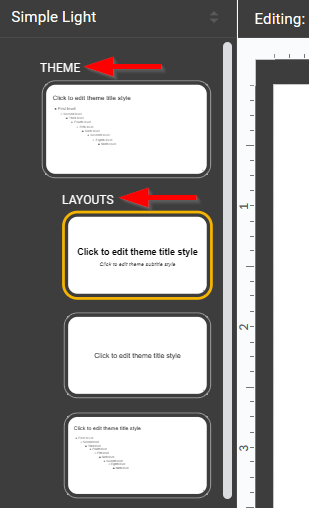 how to make your own theme in google slides