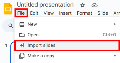 how to import themes to Google Slides from canva