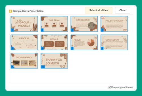 featured image - import canva theme to google slides