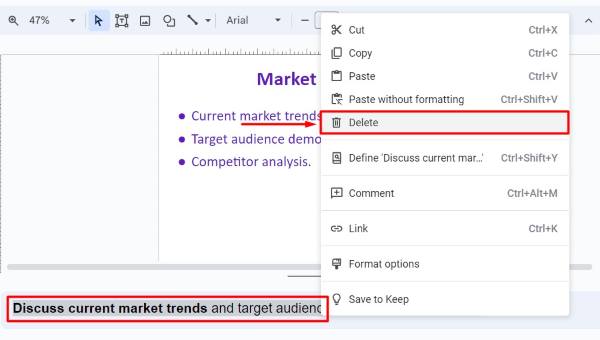 how to remove all speaker notes from Google Slides