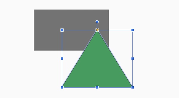 how to move a shape to the back in Google Slides