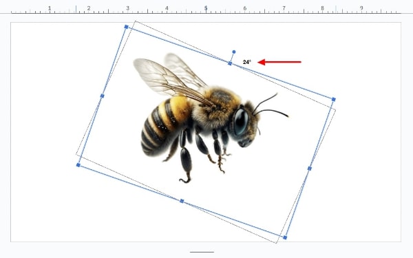 how to rotate images on Google Slides