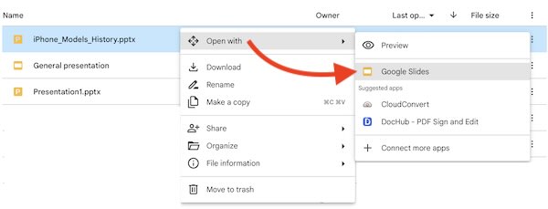 how to upload PowerPoint to Google Slides