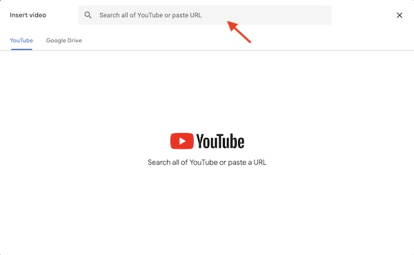 how to add audio to Google Slides from youtube