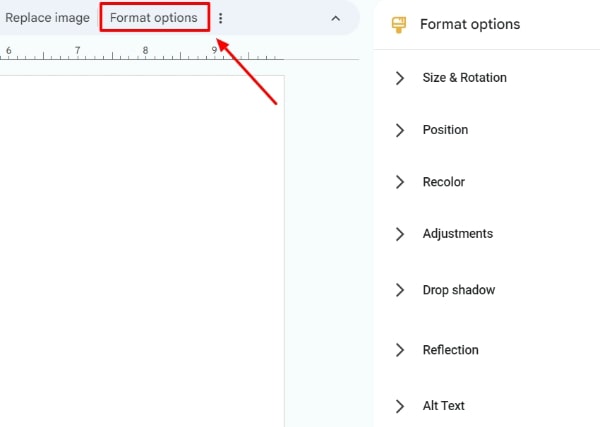 how to insert image in shape in Google Slides