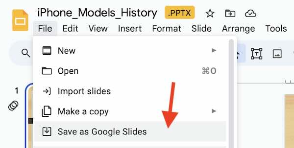 how to transfer PowerPoint to Google Slides