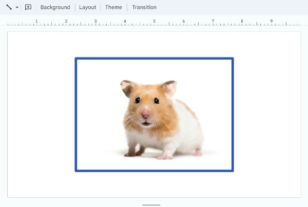 how to put a border around an image in Google Slides