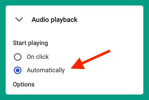 How to Make Audio Play Automatically in Google Slides (2024)