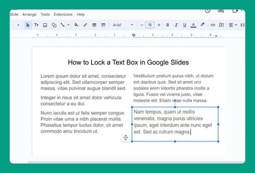 How to Lock a Text Box in Google Slides (Easiest Way in 2024)