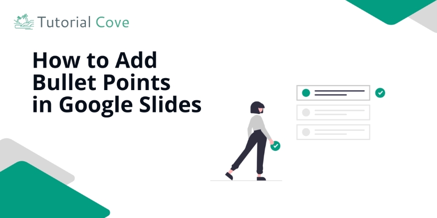 how to get bullet points on google slides