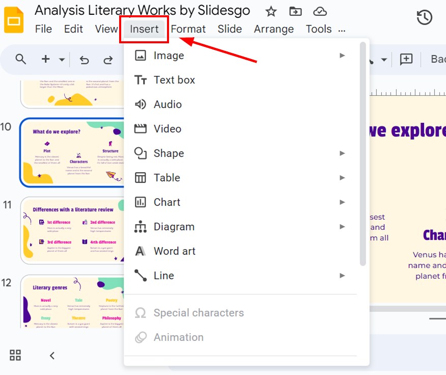 add gif to google slides