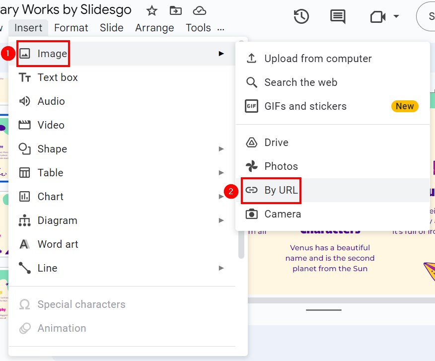 how to put a gif on google slides