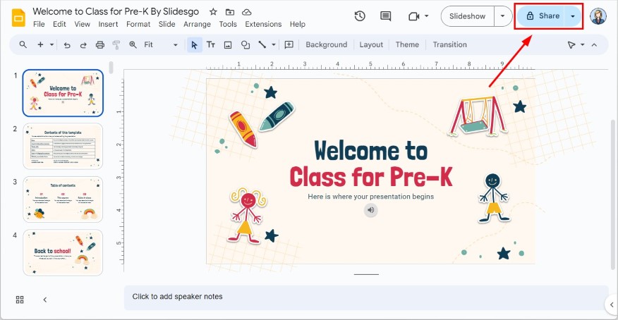 can you put music on google slides