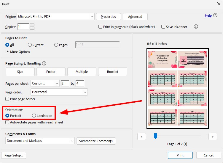 how to print multiple slides on one page on google slides