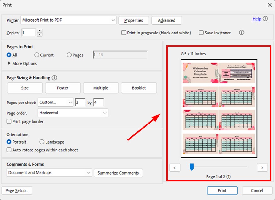 ways to print multiple google slides on one page