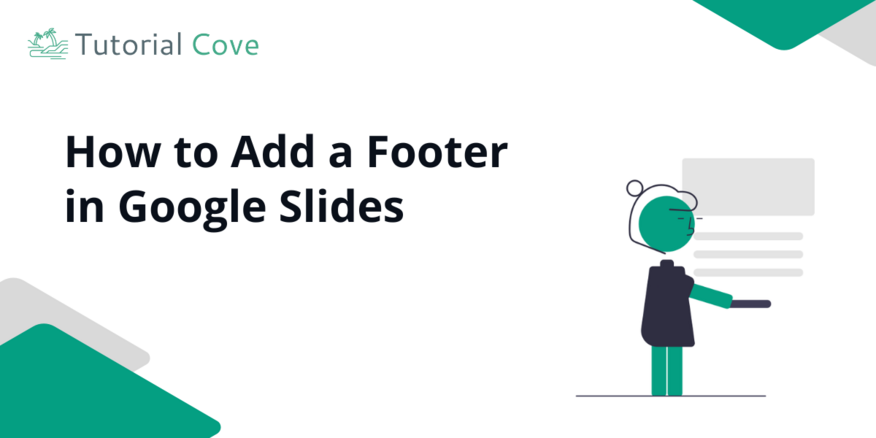 how to add footer in Google Slides