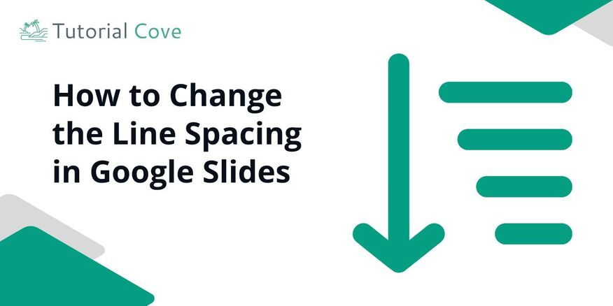 how to change line spacing in Google Slides