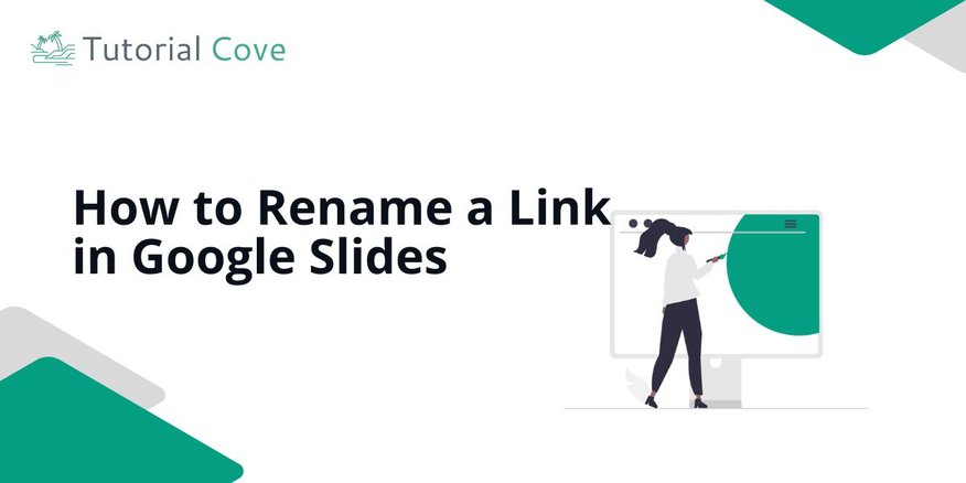 how to change link name in Google Slides