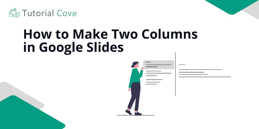 how to make 2 columns in Google Slides