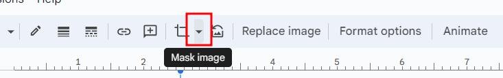 how to change the shape of an image in google slides