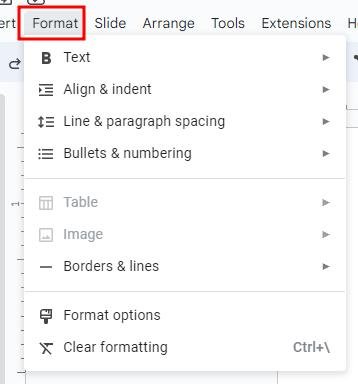 how to do subscript in Google Slides