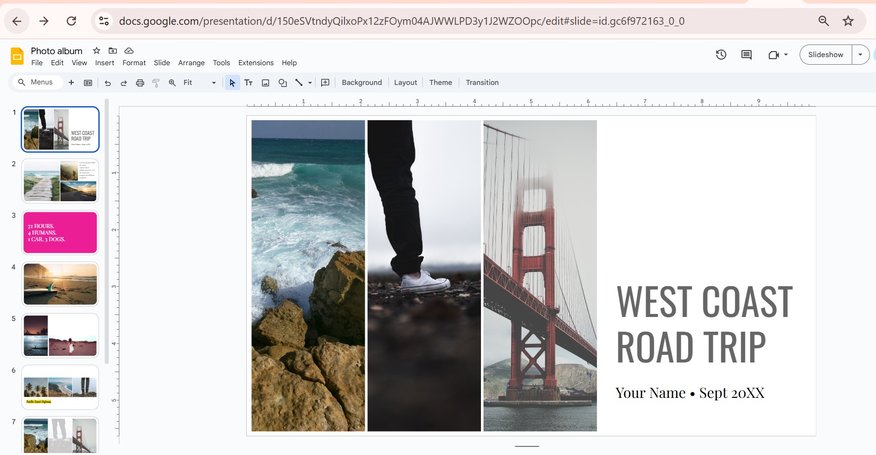 how to share a Google Slides in presentation mode