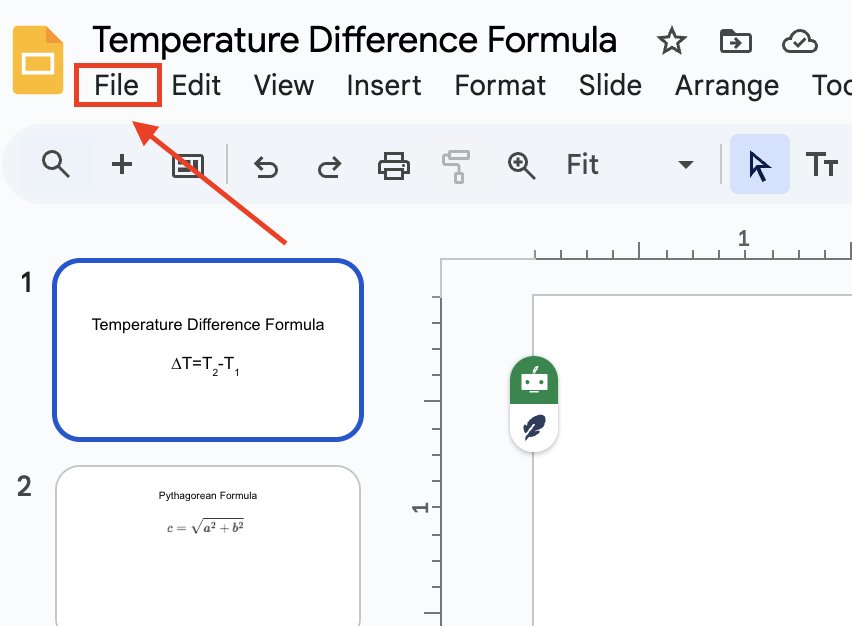 add slides to flash drive